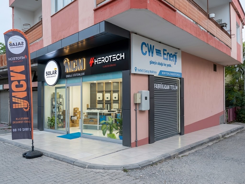 MCM Düziçi mağazasının yan cepheden görünümü